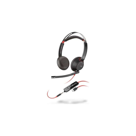 Poly - Plantronics Blackwire 5220 Kabling Headset Sort
